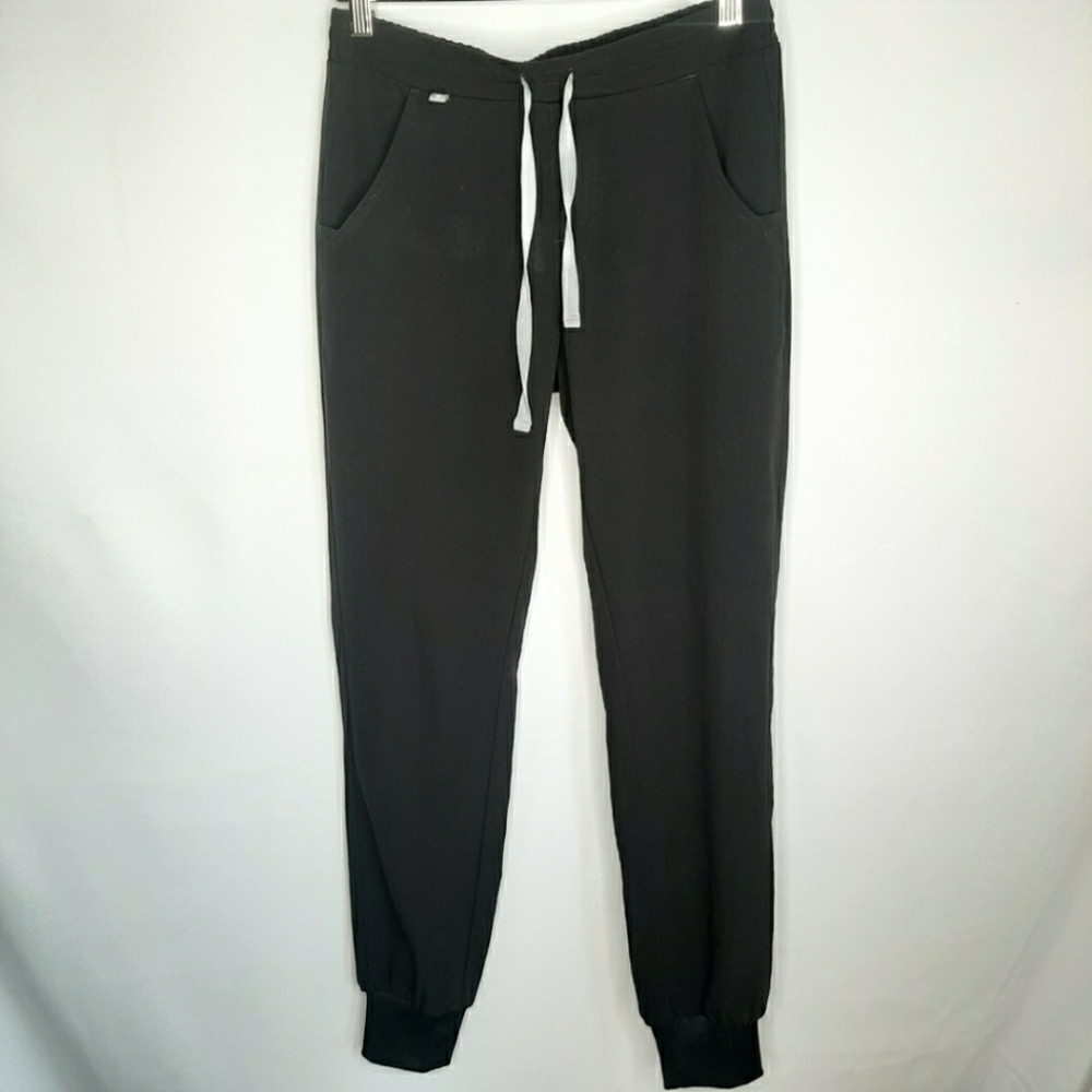 FIGS 4 pocket joggers in black